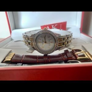 Anne Klein Women’s interchangeable watch box set